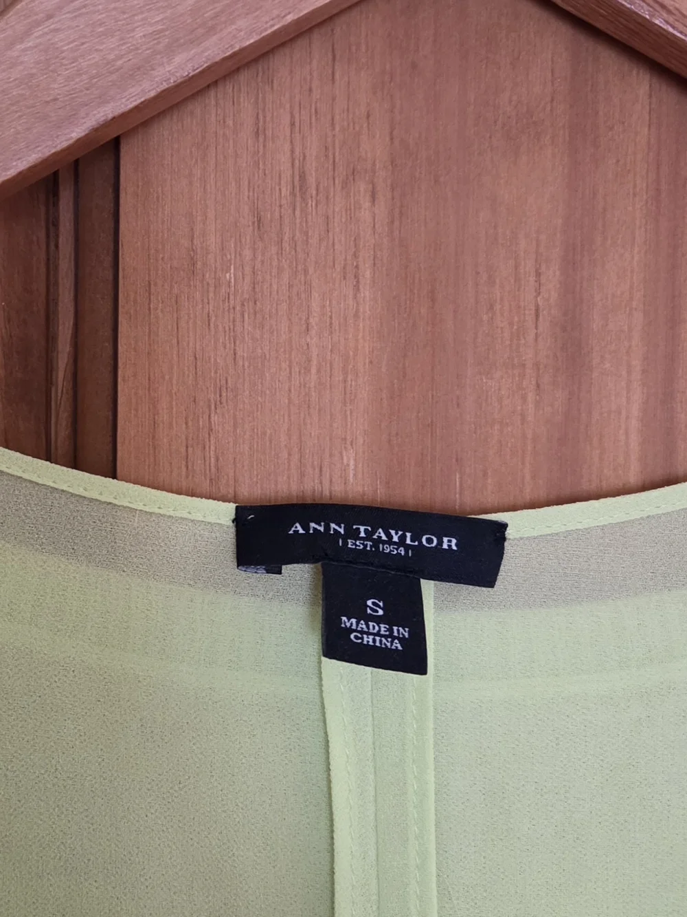 Ann Taylor Pale Lemon Chartreuse Long-Sleeve Knit Top - Picture 2 of 4